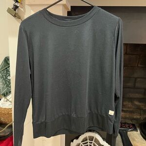 Vuori Daydream Crew Womens Long Sleeve Black Size Medium